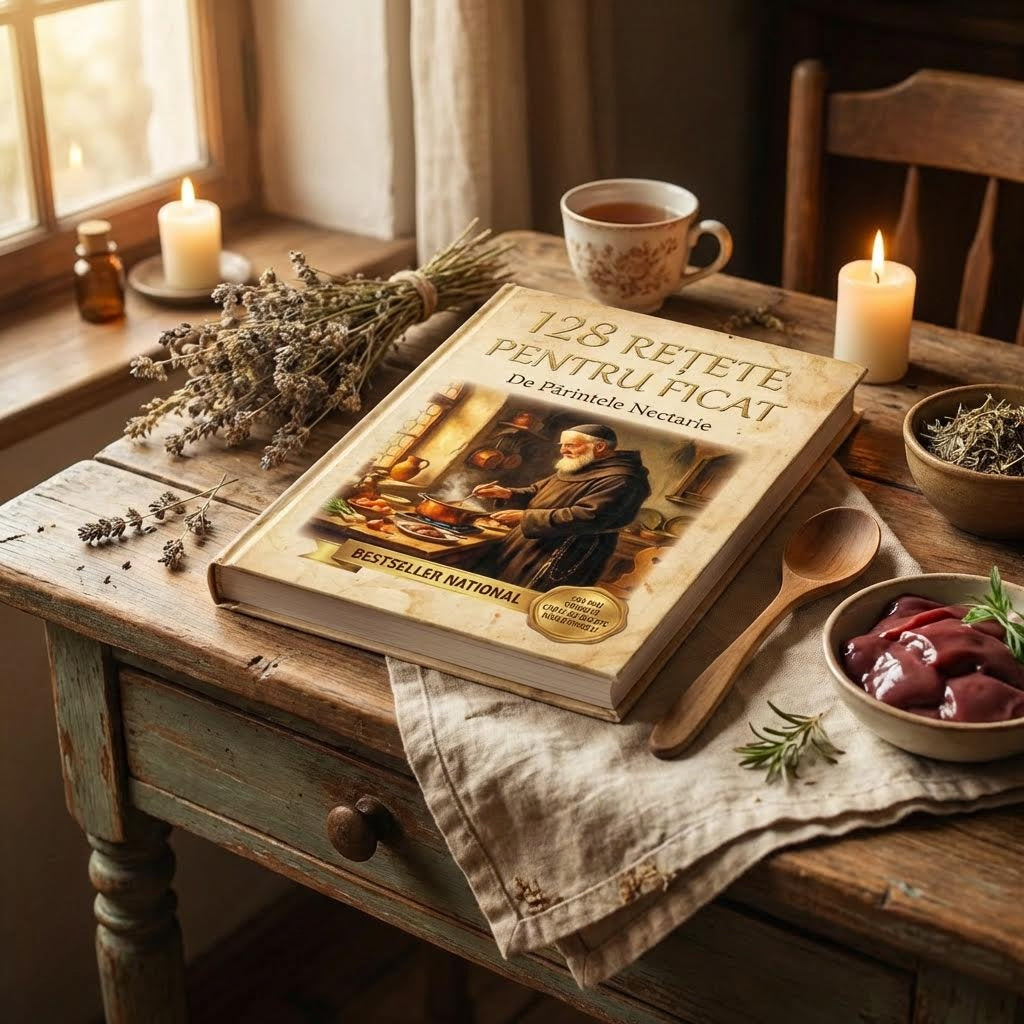 128 Rețete pentru Ficat” – de Părintele Nectarie