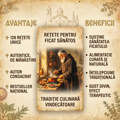 128 Rețete pentru Ficat” – de Părintele Nectarie